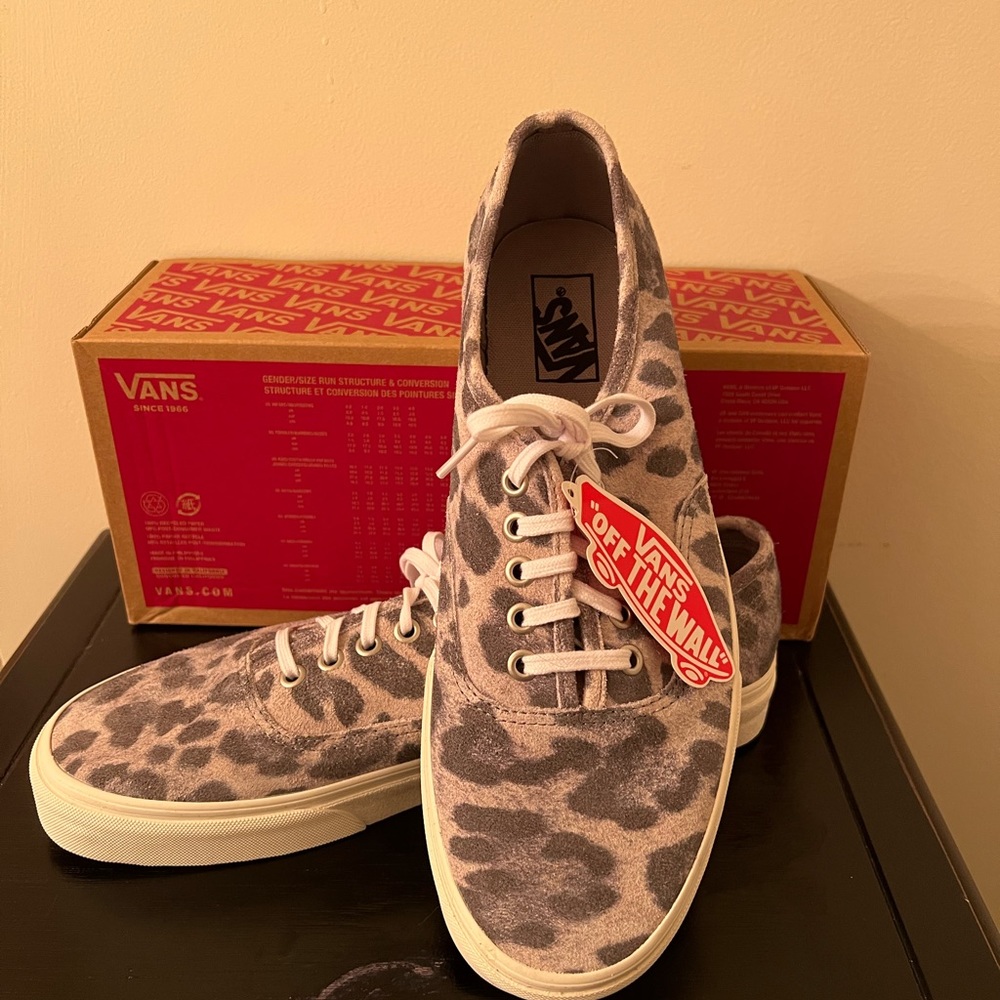 VANS-AUTHENTIC - LEOPARD/MARSHMALLOW